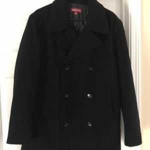 Black Pea CoatBlack Pea Coat.